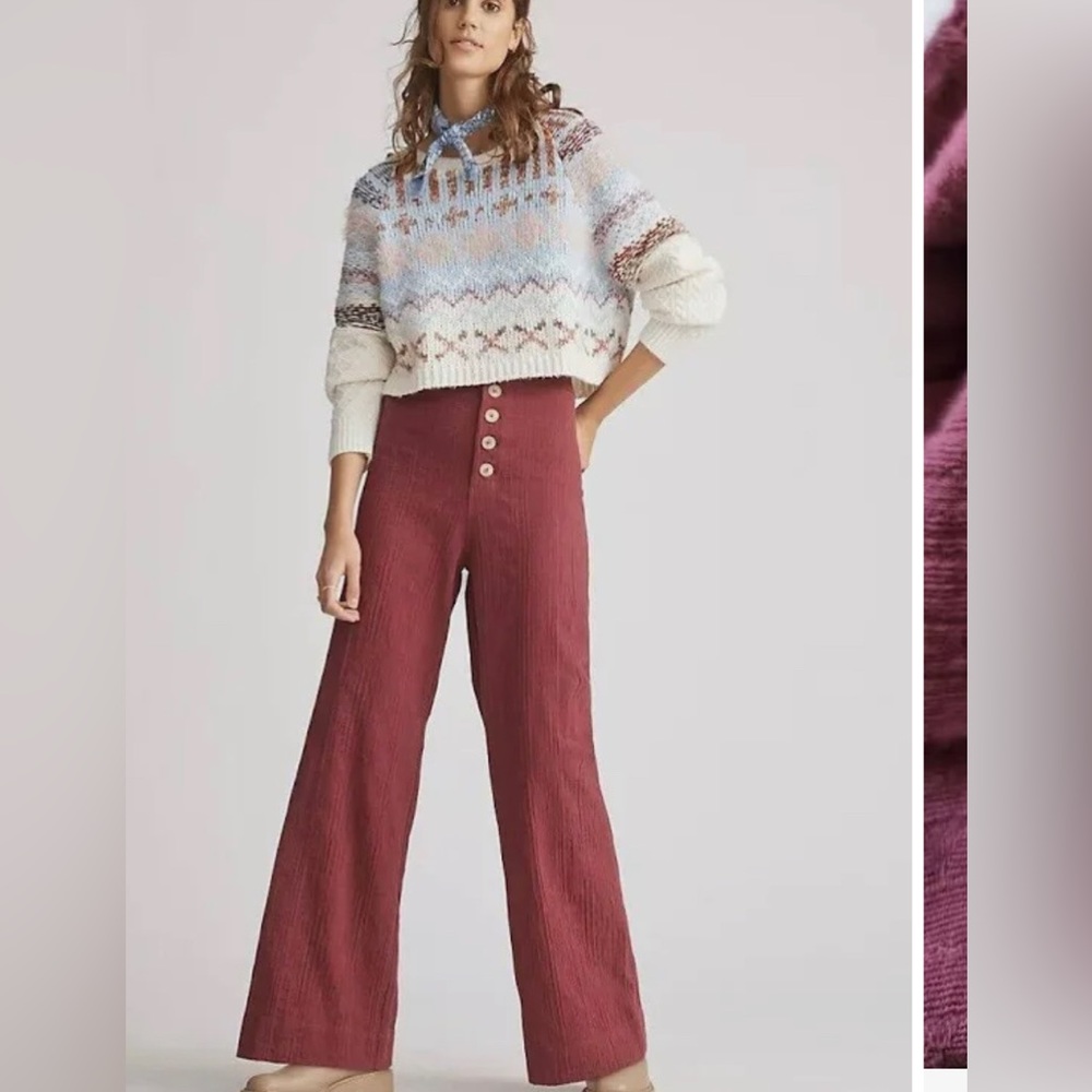 NWT The Odells Sidney BBTN  Front  Black Pant S.